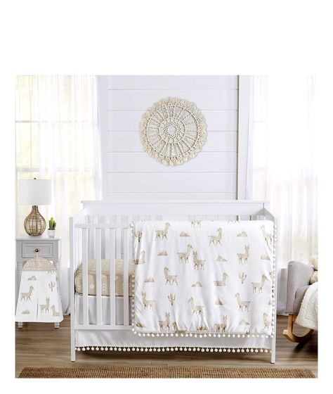 Sweet Jojo Designs Bedding Nursery Neutral Crib Bedding Sets, Neutral Nursery Bedding, Gender Neutral Crib Bedding, Boho Llama, Boho Crib Bedding, White Crib Bedding, Girl Nursery Crib, Floral Baby Bedding, Girl Crib Bedding Sets