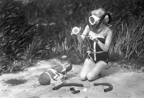 Vintage Scuba, Silver Springs, Scuba Girl, Spring Outdoor, Underwater Photography, Scuba Diving, Diver, Statistics, Snorkeling