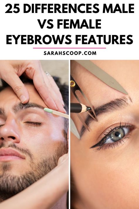 Masculine Eyebrows, Men’s Eyebrows, Boys Eyebrows, Men Eyebrows, Female Eyebrows, Eyebrow Slits, Male Vs Female, Arched Eyebrows, Men Vs Women