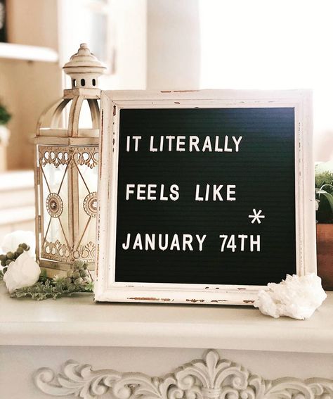 Felt Creative Home Goods®🎀 on Instagram: “I think we're all giving January the cold shoulder 🌬️(Swipe 😆👉🏻) Happy January 74th..I MEAN 31st everyone! #ByeJanuary 👋🏻 You will not be…” January Letter Board, Happy January, Felt Letter Board, Letter Boards, Board Ideas, Creative Home, Letter Board, Cold Shoulder, Home Goods