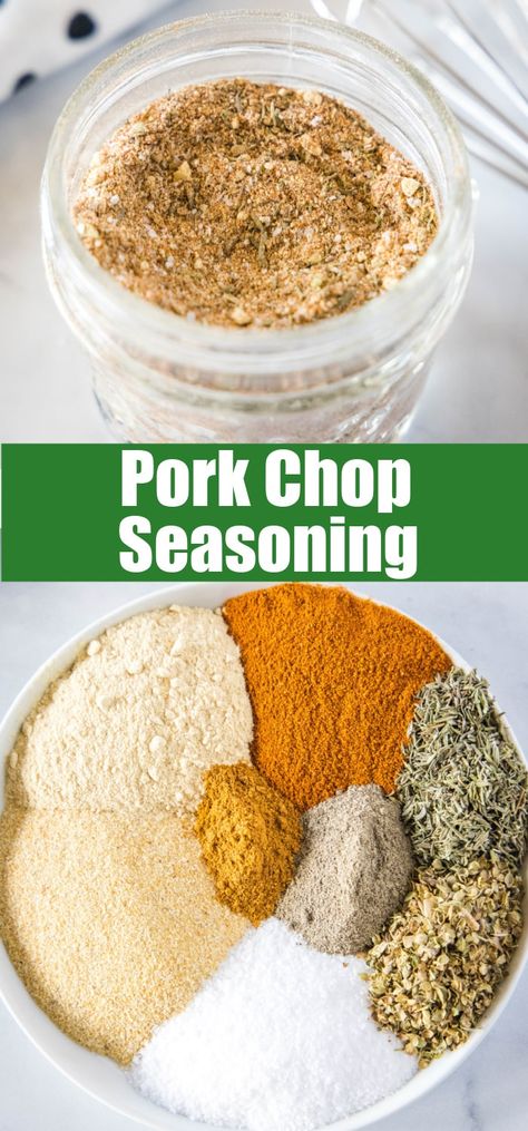 Best Pork Chops Ever, Easy Dinner Recipes Pork, The Best Pork Chops, Pork Chop Seasoning, Pan Fried Pork Chops, Baked Pork Chops Oven, Pork Seasoning, Homemade Seasoning, Dry Rub Recipes