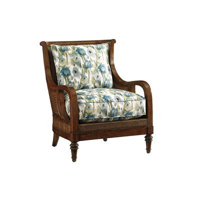 Tommy Bahama Home Bali Hai Armchair British West Indies, Bali Hai, Tommy Bahama Home, Colonial Decor, Island Paradise, Wood Arm Chair, Upholstered Arm Chair, West Indies, Beach Chairs