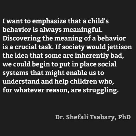 Behaviour is always meaningful. Dr. Shefali Tsabary PhD Dr Shefali, Child Development Psychology, Parenting Goals, Parenting Solutions, Parenting Plan, Mindful Parenting, Conscious Parenting, Psychology Quotes, Family Parenting