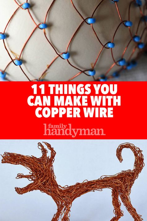 Copper Metal Wall Art, Fine Copper Wire Crafts, Crafts With Electrical Wire, Crafts With Copper Wire, Wire Decor Diy, Ideas With Beads Diy Projects, Diy Wire Projects, Copper Wire Art How To Make, Cooper Wire Art