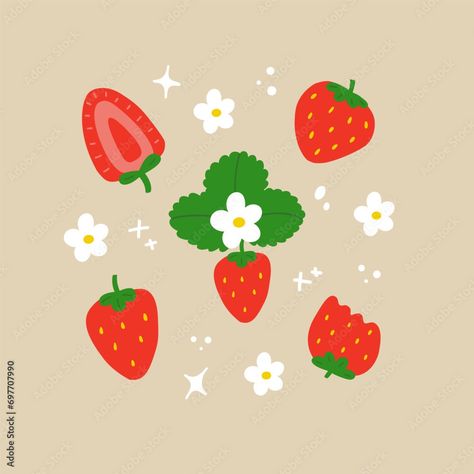 Download Strawberry vector set. Red berry illustration. Isolated design elements. Stock Vector and explore similar vectors at Adobe Stock. Strawberry Vector Illustration, Berry Illustration, Strawberry Vector, Vector Illustrations, Photo Illustration, Adobe Stock, Design Elements, Berry, Stock Vector