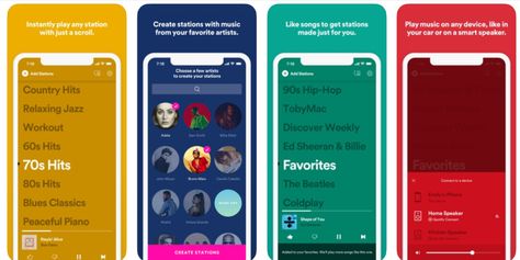 Spotify Stations Launches As a Pandora Alternative -- #TechNews #Instatech #TechTalk #Tech #Technology #NewTech Down Song, Country Hits, Spotify Premium, Internet Radio, Social Media Network, Music Streaming, Listening To Music, Ios, Product Launch