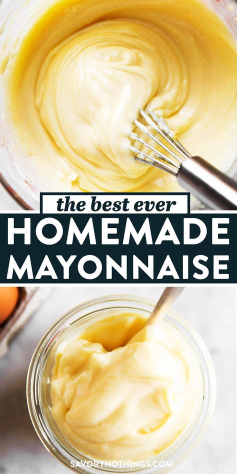 Make Mayonnaise, Nacho Recipe, Homemade Mayonnaise Recipe, How To Make Mayonnaise, Boricua Recipes, Homemade Mayo, Mayonnaise Recipe, Salad Dressing Recipes Homemade, Homemade Condiments