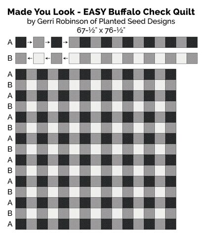 Made You Look! NO CUT Easy Buffalo Check Quilt – Planted Seed Designs Buffalo Check Quilt Pattern, Buffalo Plaid Quilt Patterns Free, Buffalo Plaid Quilt Pattern, Plaid Quilt Patterns Free, Gingham Quilt Pattern Free, Checker Quilt, Gingham Quilt Pattern, Gingham Quilts, Plaid Quilt Pattern