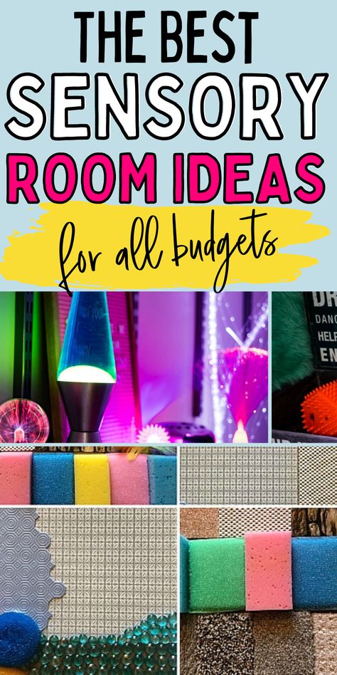 Quiet Sensory Activities, Sensory Needs In The Classroom, Sensory Motor Room Ideas, Sensory Nursery Room, Sensory Rooms Ideas, Sensory Room Diy At Home, Hanging Sensory Ideas, Diy Sensory Bedroom Ideas, Sensory Clinic Ideas