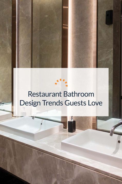 Get your commercial bathroom ideas flowing, from décor to energy-efficient automation and more. #RestaurantDesign #CustomerExperience #bathroomreno Modern Commercial Bathroom Design, Commercial Bathrooms Ideas, Modern Commercial Bathroom, Restaurant Bathroom Ideas, Commercial Restroom Design, Restaurant Bathroom Design, Workplace Bathroom, Commercial Bathroom Ideas, Commercial Bathroom Designs