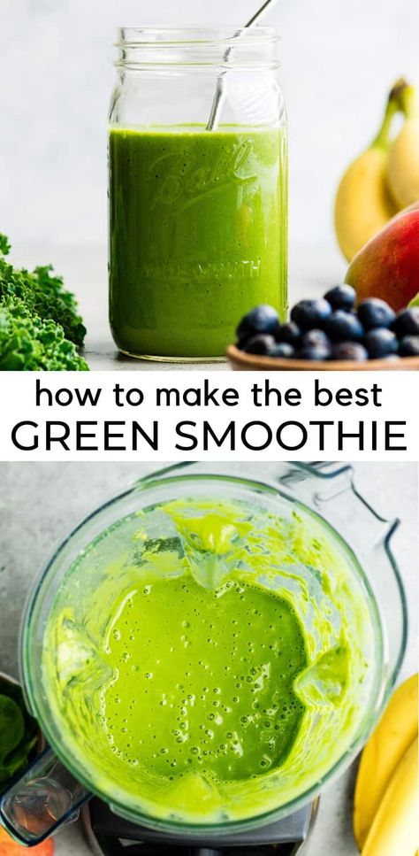 Simple Green Smoothie, Best Green Smoothie, Green Smoothie Recipe, Easy Green Smoothie, Low Carb Veggies, Vitamix Recipes, Smoothie Prep, Diets For Beginners, Green Smoothie Recipes