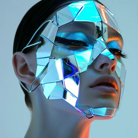 Futuristic Fashion Moodboard, Futuristic Costume Ideas, Alien Fashion Futuristic, Space Fashion Futuristic, Starfield Aesthetic, Futuristic Makeup Looks, Futuristic Fashion Aesthetic, Futuristic Photoshoot, Cyberpunk Interior