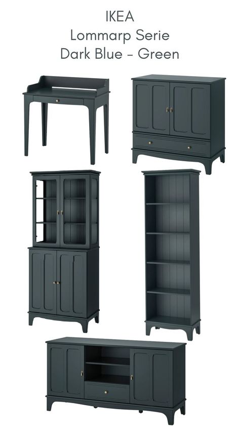 Ikea Lommarp Serie Dark Blue - Green Ikea Lommarp Hack, Lommarp Ikea, Ikea Lommarp, Living Room Knock Through, Living Room Renovation, Room Renovation, Great House, Locker Storage, House Ideas