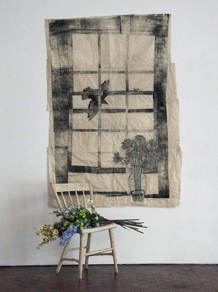 Kiki Smith: Still Flowers Kiki Smith, Sculpture Installation, Ink Painting, Art Plastique, Installation Art, Textile Art, Assemblage, Artist Inspiration, Printmaking