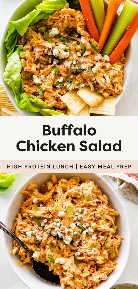 Buffalo Chicken Salad Buffalo Chicken Salad Recipe, Dutch Oven Roast Chicken, Creamy Chicken Salad, Perfect Baked Chicken Breast, Perfect Baked Chicken, Sandwiches And Wraps, Buffalo Ranch Chicken, Chicken Salad Sandwich Recipe, Chicken Salad Ingredients