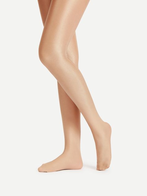 Shop 100D Glossy Tights online. SheIn offers 100D Glossy Tights & more to fit your fashionable needs. Tan Tights, Blue Tights, Winter 23, Human Poses, Fashion Tights, Womens Tights, Thick Fabric, Celebrity Outfits, Fashion Styles