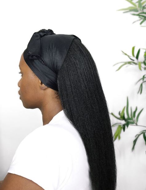 3 Reasons Why You Need the Scarf Method When You Air Dry Your Hair! | Relaxed Hair - Hairlicious Inc. Rev Air, Puffy Hair, Hair Without Heat, Sleek Bun, Healthy Hair Care, Air Dry Hair, Hair Setting, Relaxed Hair, Crown Hairstyles