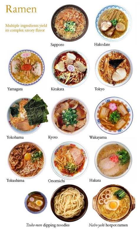 Ramen Guide, Koreansk Mat, Soup Noodles, Bahasa Jepun, Cibo Asiatico, Mapo Tofu, Ramen Noodle Recipes, Ramen Soup, Food Infographic