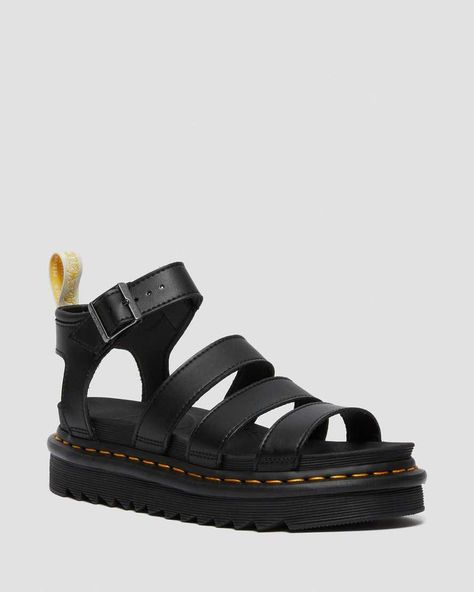 Vegan Blaire Women's Felix Gladiator Sandals | Dr. Martens Doctor Martens, Dr Martens Blaire, Latest Sandal, Leather Strap Sandals, Black Gladiator Sandals, Strap Sandals Women, Leather Platform Sandals, Doc Martens, Dr. Martens