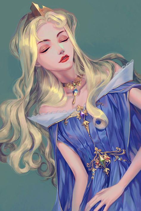 Aurora por yamiao Aurora Art, Disney Princess Artwork, 디즈니 캐릭터, Disney Artwork, Disney Sleeping Beauty, Arte Disney, Disney Princess Art, Princess Art, Disney Ladies