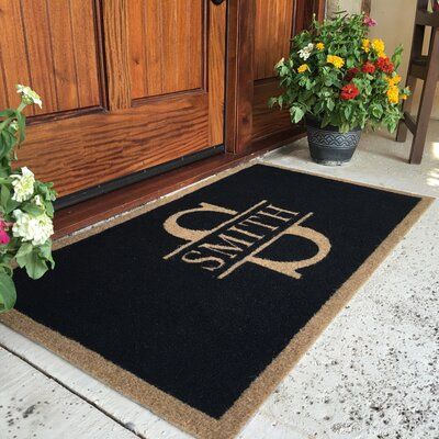 Infinity Custom Mats™ are the most durable, elegant, all-weather personalized door mats available. They don't fade in direct sunlight and won't shed like traditional messy coir mats. They're anti-bacterial, don't mould or mildew and water quickly evaporates. Its low-profile design helps to avoid trip hazards and interference with door sweeps. They're soft enough to walk on but rough enough to catch the dust and dirt. Cleaning is a breeze, use a broom or vacuum for light dusting or hose off with Outside Door Mats, Door Sweeps, Front Door Rugs, Best Front Doors, Doors Makeover, Cool Doormats, Entry Mats, Fall Front Door, Outdoor Door