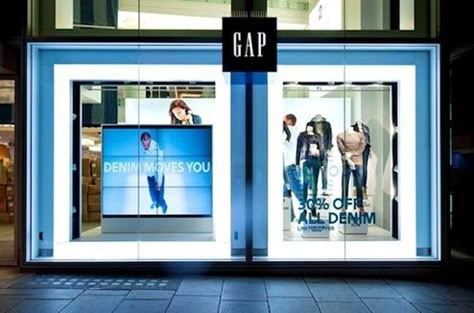 How do you get consumers to stop by your shop window and browse? Gap is using a novel technology developed by FeONIC called “whispering window”. The technology turns solid materials such as glass, wood or plasterboard into music speakers. At the London flagship Gap store the external windows play music to passersby, who frequently stop to try to fathom where the sound is coming from. The same effect can be installed internally on tables, displays and ceilings. http://www.feonic.com/ Retail Innovation, Interactive Retail, Beautiful Shops, Digital Retail, Retail Facade, Shopper Marketing, Retail Technology, Shop Facade, Blue Skin