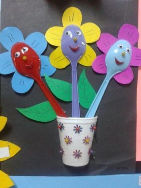 #mothersdaydiycrafts #crafts #craftsforkids #mothersday #giftsformom #gifts #craftsformothersday #craftsformom #giftideasformothersday #bestmothersdaycraftandgiftideas Diy – Velikonoce, Plastic Spoon Crafts, Paper Cup Crafts, Spoon Crafts, Folding Origami, Spring Crafts For Kids, Wine Bottle Diy Crafts, Cup Crafts, Mothers Day Crafts For Kids