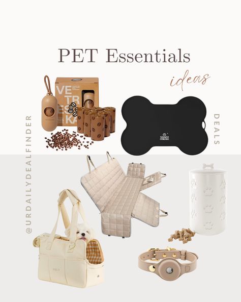 Beige tones pet finds for this spring! 😊 Car seat cover on white-beige tone is really useful is your dog has white fur❤️ Follow my daily IG stories on @urdilydealfinder for daily deals finds!! Puppy Room Decor, Puppy Life, New Puppy Checklist, Puppy Checklist, Dog Waste Bag Dispenser, Puppy Room, Finds On Amazon, Dogs Accessories, Dog Box