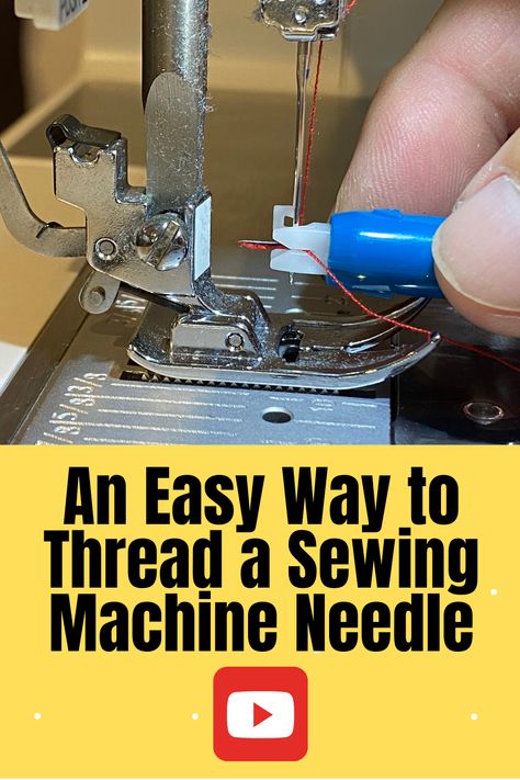 Threading sewing machine needles is a problem for many of us as we get older. The Dritz Needle Threader is a simple device that changed the game for me and it can help you too! Learn how simple and easy threading a sewing machine needle can be. https://hacksbydad.com Thread A Sewing Machine, Sewing Machine Needle Threader, How To Thread, Sewing Machine Repair, Machine Needles, Sewing Machine Needle, Sewing Machine Reviews, Needle Threaders, Sewing Machine Needles