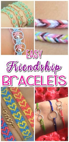 EASY friendship bracelets! The BEST DIY friendship bracelets. Easy bracelet making tutorial for beginners and advanced bracelet makers. String, embroidery, charms, beads and more. Find amazing handmade friendship bracelet ideas - Great DIY craft projects for kids, teens and teens. Make for yourself or give as a gift to your BFF! Friendship Bracelets Patterns With Beads, Friendship Bracelet With Beads Diy, Bff Bracelets Diy, Embroidery Charms, Bracelet Making Tutorial, Diy Friendship Bracelets, Easy Diy Bracelets, Easy Bracelet, Floss Bracelets