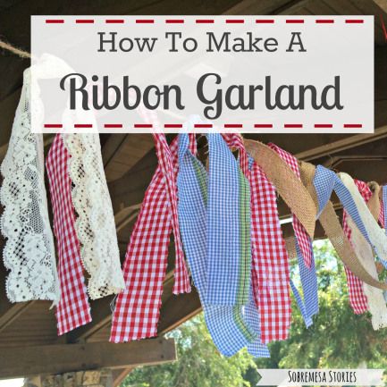 Simple Ribbon Garland, Cloth Garland Diy, Fabric Banner Diy, Fabric Strip Garland, Fabric Streamers, Rag Curtains, Diy Streamers, Diy Tassel Garland, How To Make Garland