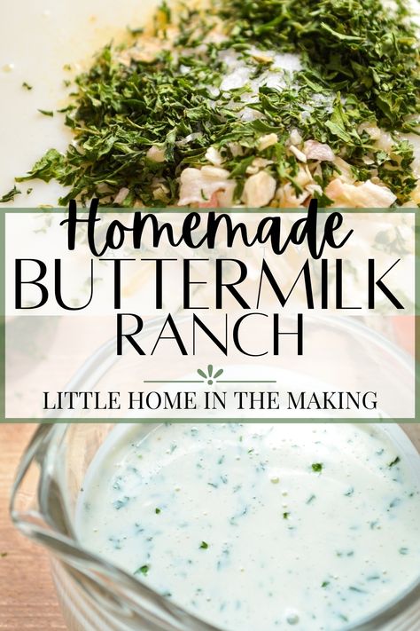 Homemade Buttermilk Ranch Dressing Easy, Diy Buttermilk Ranch Dressing, Homemade Ranch With Buttermilk, Diy Ranch Dressing Easy, Easy Buttermilk Ranch Dressing, Best Homemade Ranch Dressing, Homemade Buttermilk Ranch Dressing, Buttermilk Ranch Dressing Recipe, Kitchen Restock