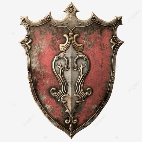 antique medieval shield cartoon antique medieval shield png Medieval Crest, Shields Design, Medieval Images, Shield Medieval, Fantasy Png, Medieval Shield, Medieval Shields, Shoe Ideas, Royal Court