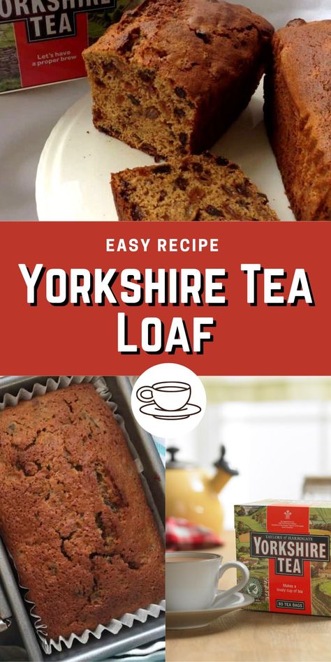 Yorkshire Tea Loaf, Tea Loaf Recipe Mary Berry, English Tea Loaf, Fruit Loaf Cake Recipe, Old Fashioned English Tea Loaf, Tea Bread Recipes, Easy Loaf Cake Recipes, Earl Grey Loaf, Flavoured Bread