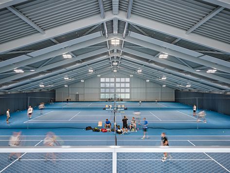 Small Sport Court, Sport Center Design, Tennis Court Design, Sports Training Facility, Sports Architecture, Fitness Center Design, Indoor Tennis, Badminton Sport, Sports Centre