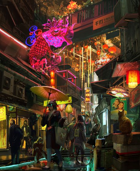 Chinese Cyberpunk, Esper Genesis, Future Apocalypse, Mood Idea, Cyberpunk 2020, Cyberpunk Rpg, Sci Fi City, Tall Buildings, Cyberpunk Aesthetic