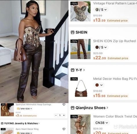 Shein Outfits Dinner, Girly Concert Outfit Black Women, Shein Brunch Outfit Ideas Black Women, Shien Outfit Idea Black Women, Shein Birthday Outfits Baddie, Summer Aesthetic Korean, Shein Outfit Ideas Summer, Shein Outfits Summer 2024 Baddie, Asian Outfit Ideas