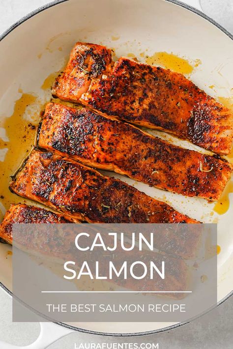 Salmon In Skillet Recipe, Salmon Recipes On Stove Top, Pan Seared Salmon Skinless, Skinless Salmon Recipes Pan Seared, Pan Seared Salmon With Skin, Stovetop Salmon Recipes, Salmon Stovetop Recipes, Wild Caught Salmon Recipes, Salmon Recipes Cajun