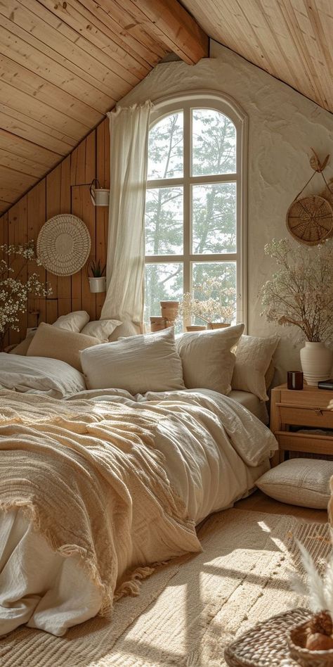 Bedrooms For Couples, Bedroom Trends, Attic Bedrooms, Cottage Bedroom, Couple Bedroom, Small Room Bedroom, Room Inspiration Bedroom, Aesthetic Bedroom, Dream Rooms