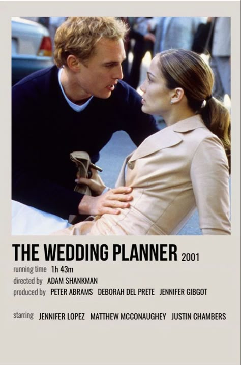 The Wedding Planner Movie, Album Prints, Romance Movie Poster, Romcom Movies, Movies To Watch Teenagers, Something Funny, Most Paused Movie Scenes, The Wedding Planner, Bon Film