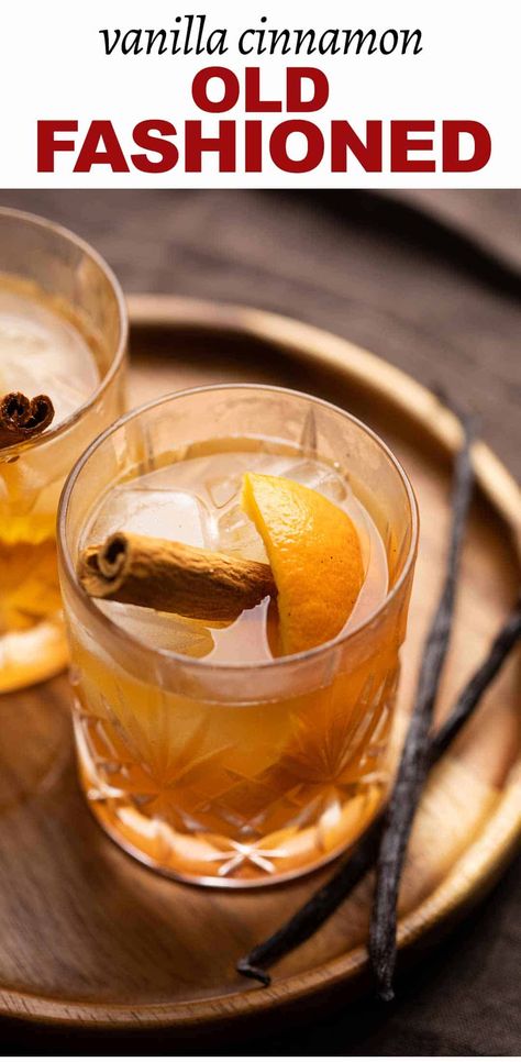 Cinnamon Old Fashioned, Whiskey Cocktails Easy, Luscious Recipes, Whiskey Old Fashioned, Cinnamon Whiskey, Whiskey Recipes, Whisky Cocktail, Whisky Cocktails, Food Story