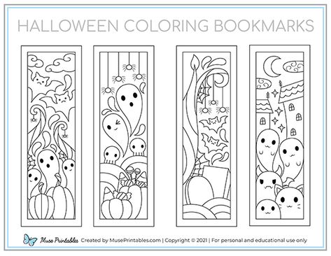 Printable Halloween Coloring Bookmarks Bookmarks Halloween, Elementary Librarian, Halloween Bookmarks, Homemade Bookmarks, Free Printable Bookmarks, Free Printable Halloween, Book Reading Journal, Coloring Bookmarks, Printable Bookmarks