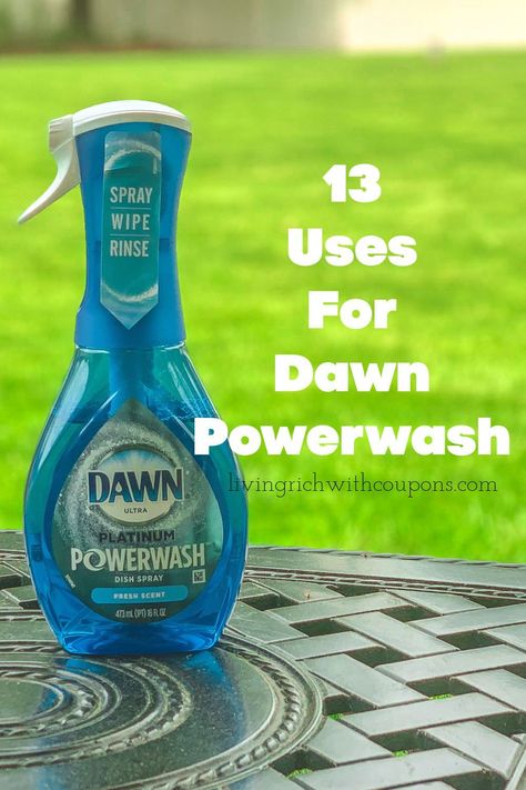 Dawn Cleaning Hacks, Uses For Dawn Powerwash, Dawn Power Wash Uses, How To Make Dawn Power Wash Spray, Dawn Powerwash Uses, Diy Dawn Power Wash Spray, Dawn Cleaner, Dawn Power Wash, Dawn Powerwash