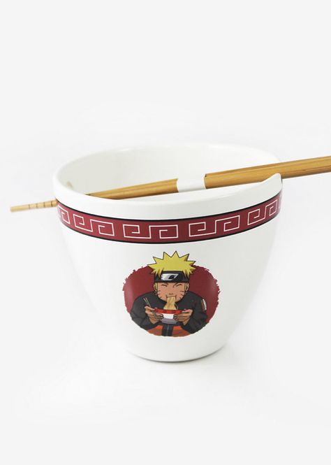 Ichiraku Ramen, Wooden Chopsticks, Nom Nom Nom, Naruto Images, Kitchen Bowls, Red Border, Ramen Bowl, Noodle Bowls, Rice Bowls