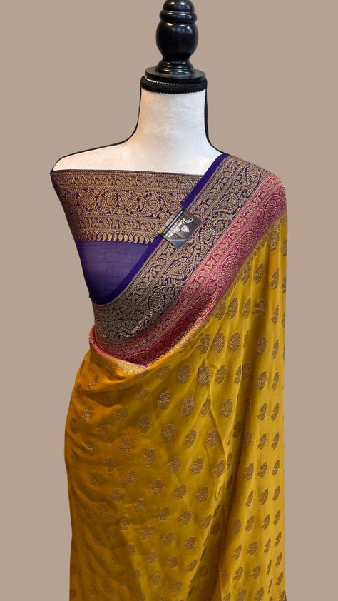 10999.00 TH6197 ➡️Download our Mobile App📱and shop on the go! TH6197 Khaddi Georgette Banarasi Saree, Georgette Banarasi Saree, Kalamkari Fabric, Silk Sarees Online Shopping, Indian Bridal Sarees, Silk Saree Kanchipuram, Lehnga Dress, Fancy Sarees Party Wear, Simple Blouse Designs