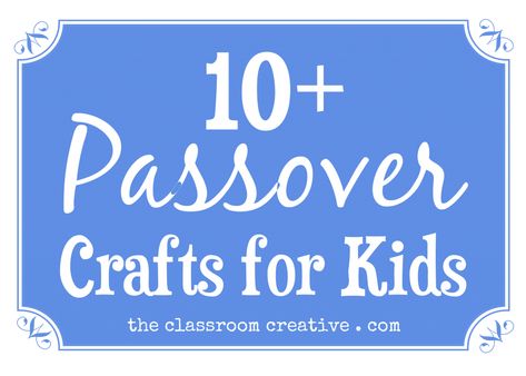 A round up of Passover crafts for kids! Passover Preschool, Passover Crafts For Kids, Passover 2024, Passover Celebration, St Patricks Day Jokes, Passover Ideas, Passover Activities, St Patrick Day Snacks, Passover Crafts