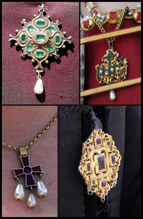 Tudor jewellery | Some close ups from the otherday's event..… | Kotomi_ | Flickr Medevil Jewelry, Cheapside Hoard, 16th Century Jewelry, Tudor England, Tudor Dress, Tudor Fashion, Tudor Costumes, Tudor History, Wars Of The Roses