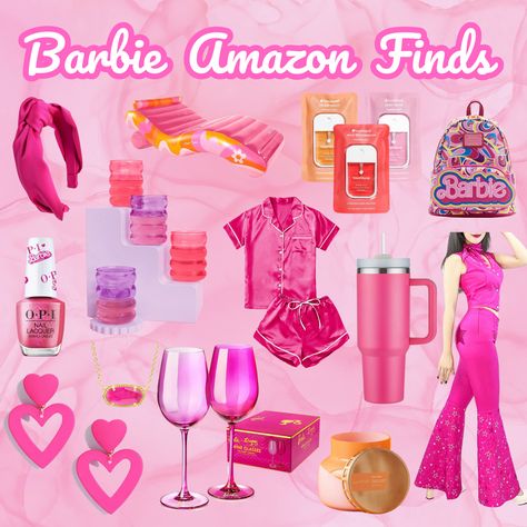 Barbie collaborations or Barbie inspired outfits, accessories, and decor from Amazon! Barbie Gifts For Adults, Barbie Accessories For Women, Barbie Collaboration, Barbie Inspired Outfits, Decor From Amazon, Hi Barbie, Barbie Gifts, Barbie Inspired, Barbie Costume