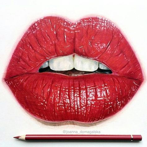 Mouth Painting, Lip Artwork, Face Art Drawing, Colored Pencil Art Projects, Lip Drawing, Prismacolor Art, Realistic Pencil Drawings, Color Drawing, Colored Pencil Techniques