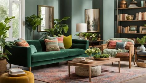 Quantcast Emerald Green Sofa Living Room Ideas, Emerald Green Couch Living Room Ideas, Emerald Green Velvet Sofa, Emerald Green Couch, Emerald Green Sofa, Green Sofas, Green Couch Living Room, Green Sofa Living Room, Wooden Side Tables